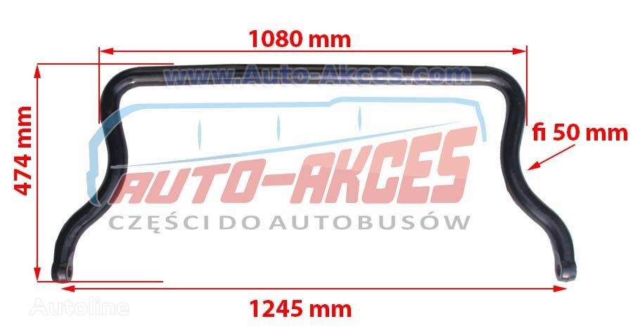 skersinis stabilizatorius Setra Stabilizator przód 431DT Rod stabilizer A4103230165 autobuso Setra 431DT