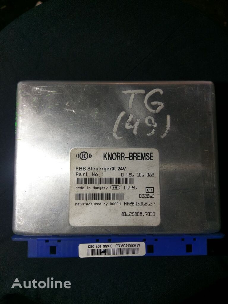 valdymo blokas Knorr-Bremse 0486106083 81.25808.7033 vilkiko MAN TG