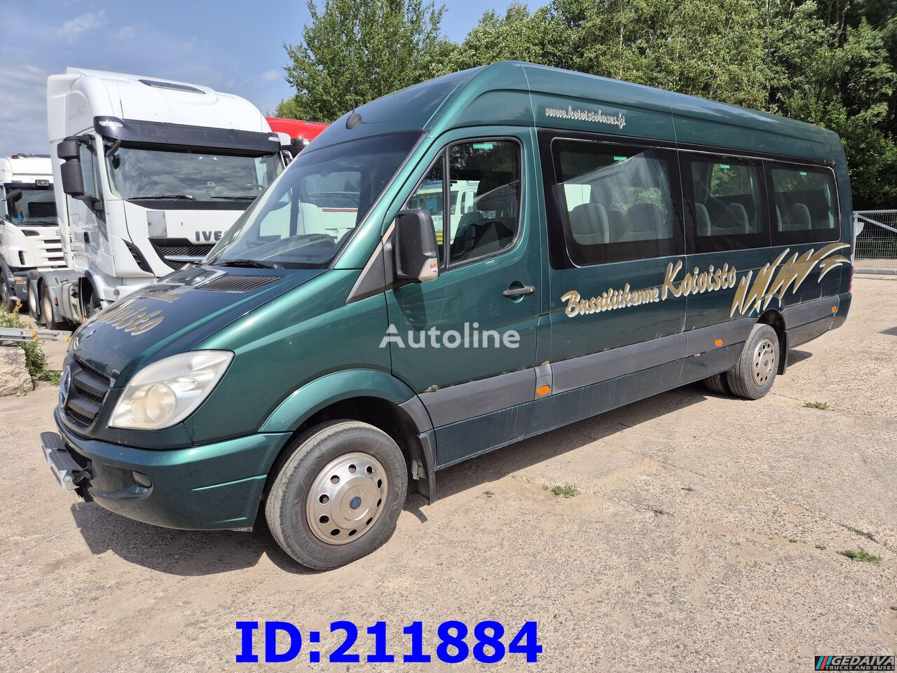 keleivinis mikroautobusas Mercedes-Benz Sprinter 515 Transfer 23-seater