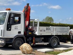 bortinis sunkvežimis IVECO Eurocargo Flatbed + crane Palfinger