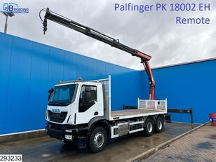 bortinis sunkvežimis IVECO Trakker 360 6x4, Palfinger, Remote, Steel suspension