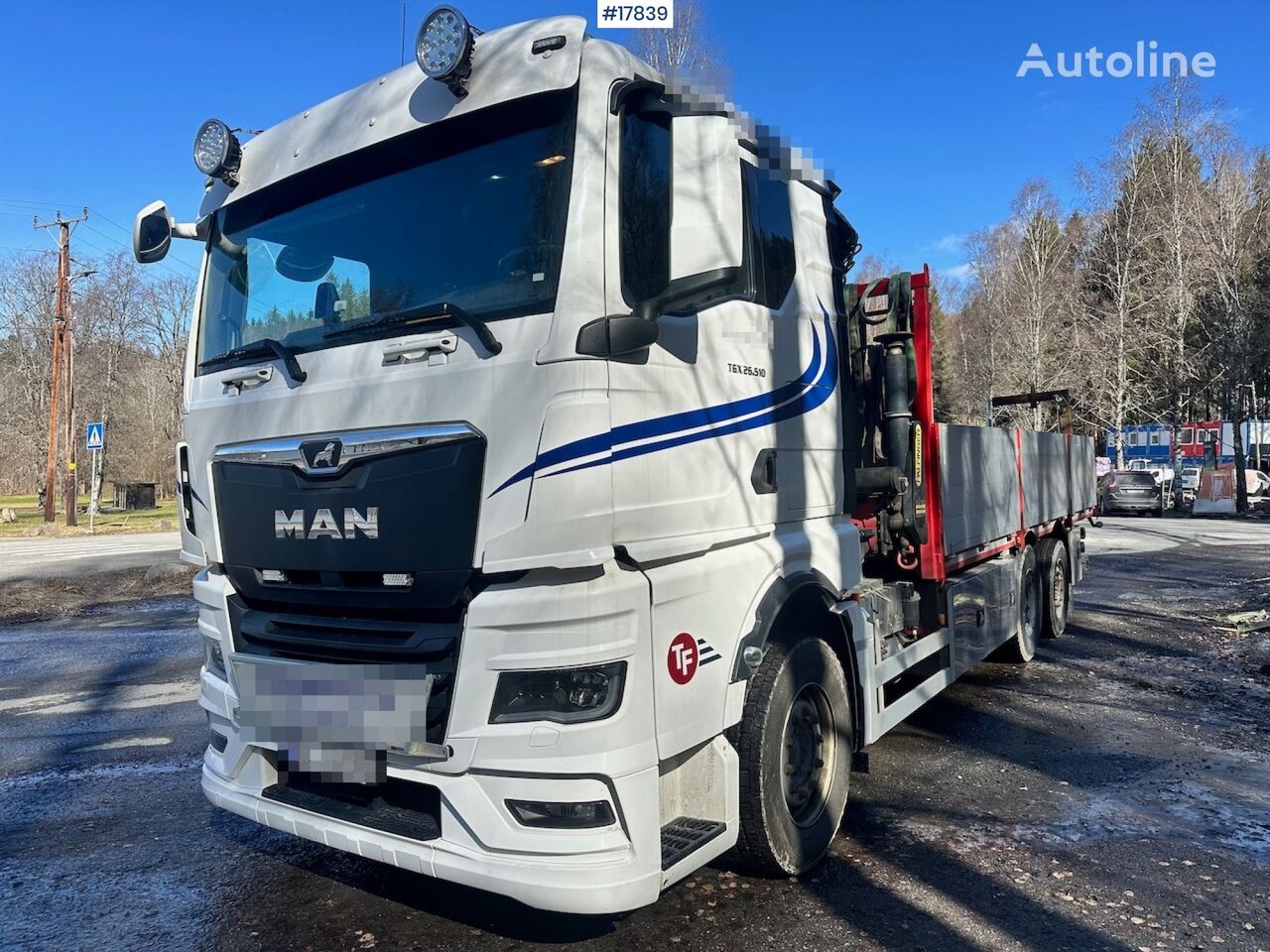 bortinis sunkvežimis MAN TGX 26.510