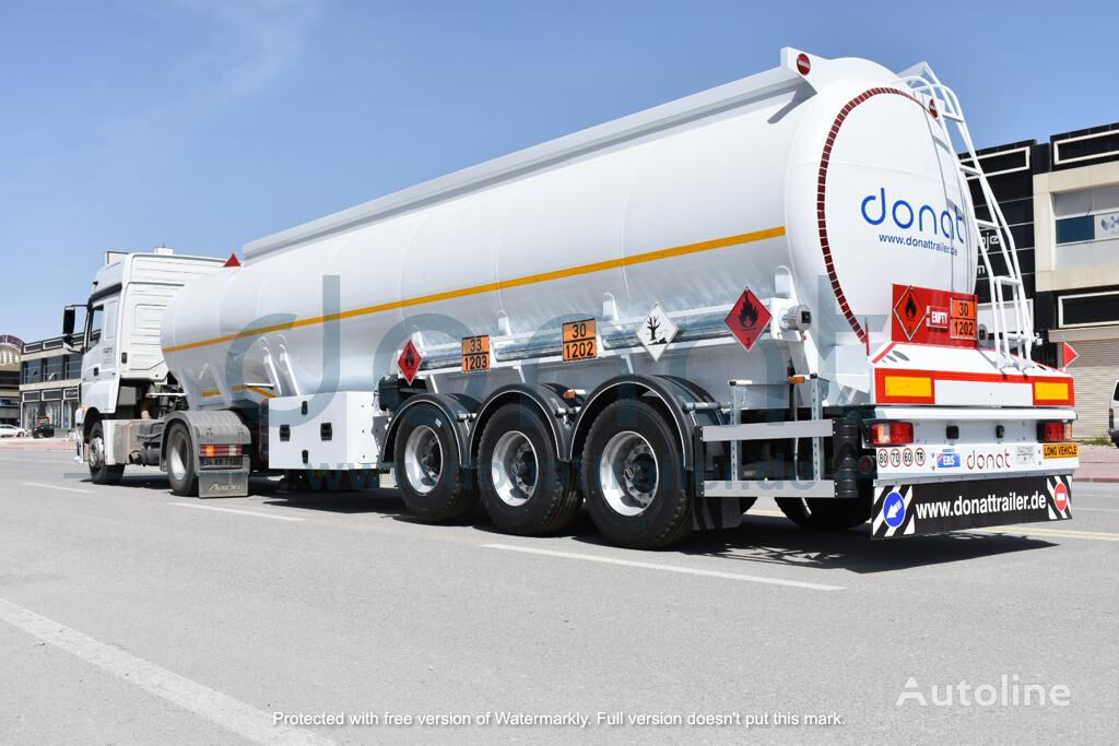 naujas naftos produktų cisterna Donat Aluminum Fuel Tanker with Bottom Loading