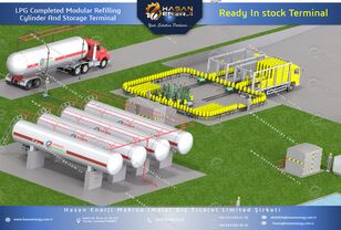 dujovežis sunkvežimis LPG Modular Refilling Plant Cylinder gas
