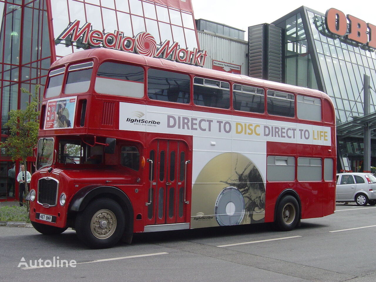 dviaukštis autobusas Bristol LODEKKA (repainted 2023) Low Height British Double Decker Bus Ma