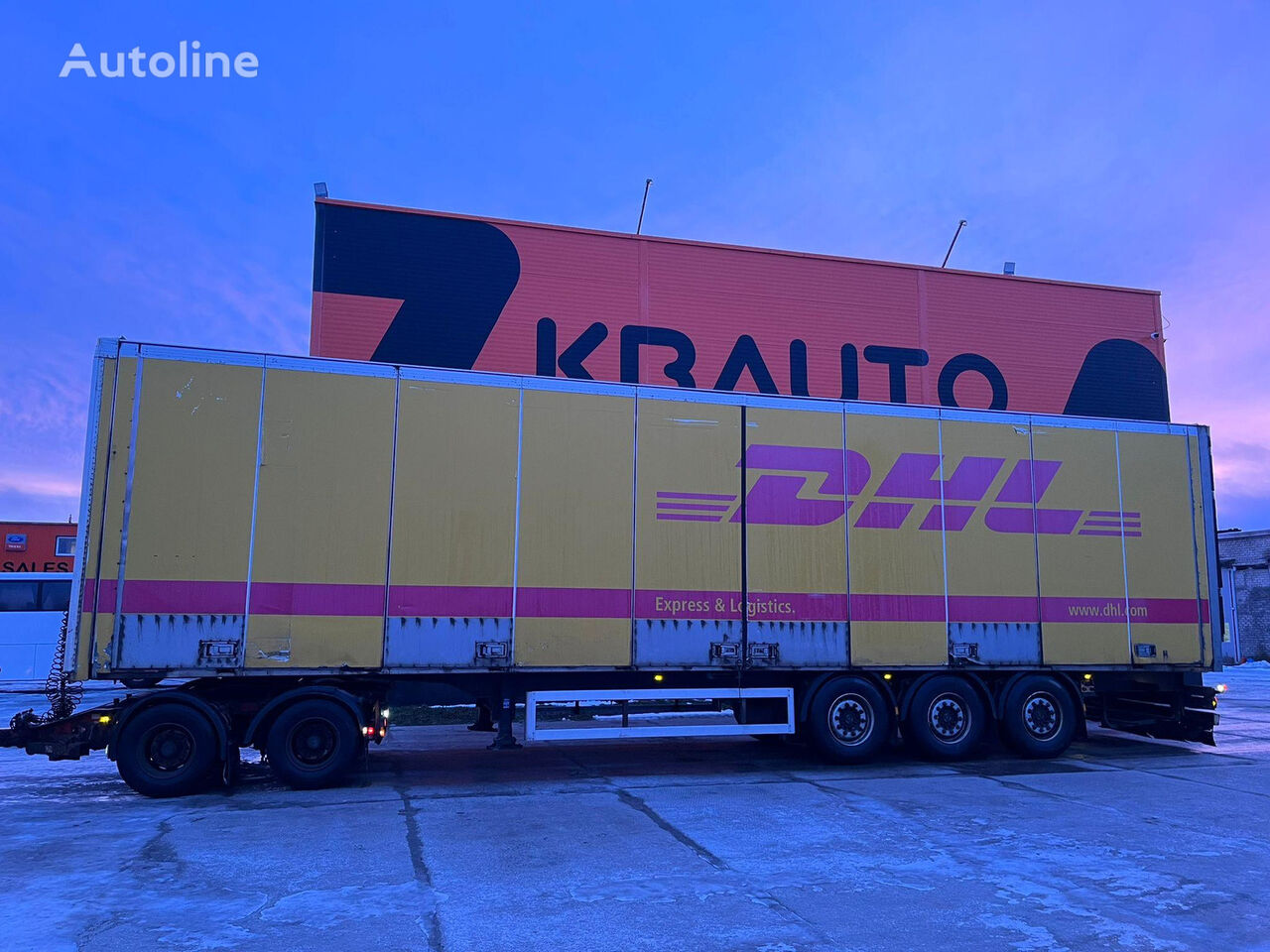 furgonas puspriekabė Schmitz Cargobull SKO 24 BOX L=13571