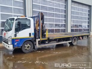 грузовик платформа Isuzu 4x2 Flatbed Lorry, Penny Hydraulic Crane, Side Camera, Automatic