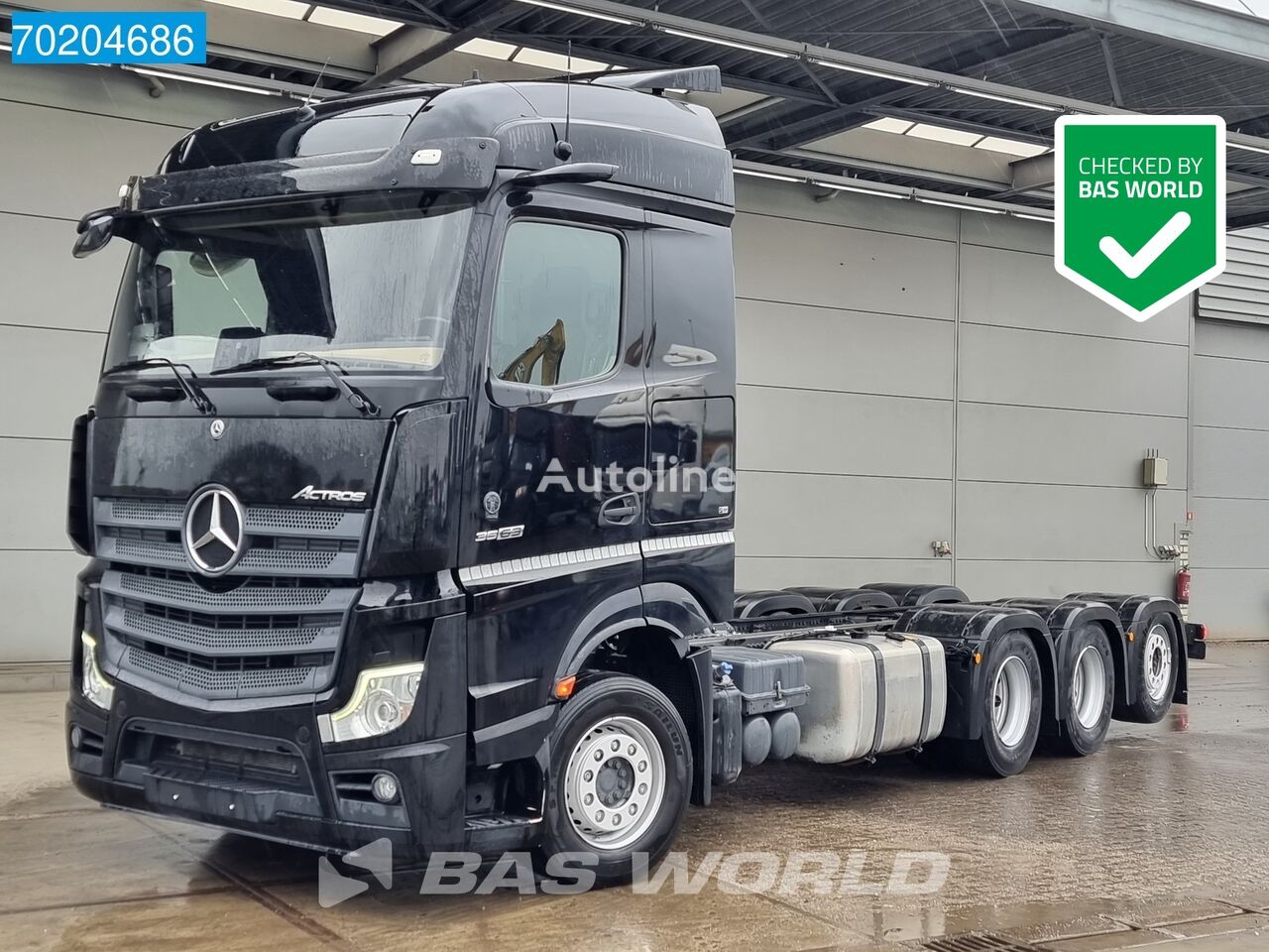 грузовик шасси Mercedes-Benz Actros 2663 8X4 Full Air suspension Chassis PTO preparation Euro