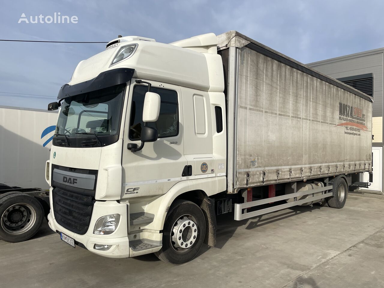 грузовик штора DAF CF 75 320 FA