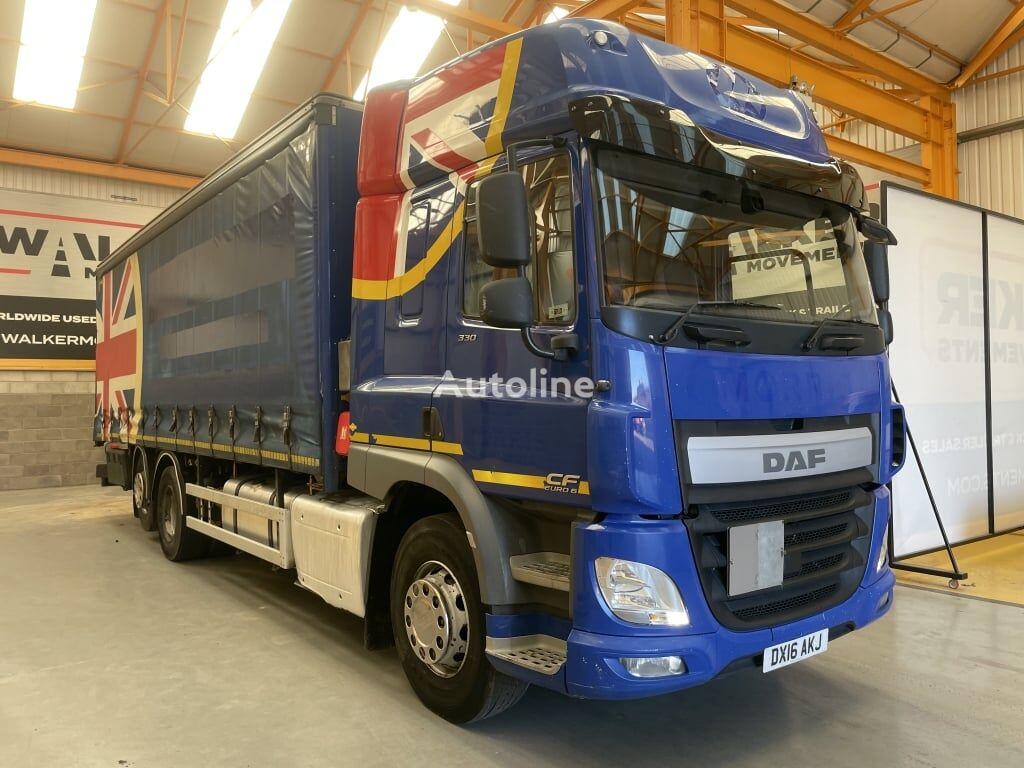 грузовик штора DAF CF330 *EURO 6* 6X2 26 TONNE CURTAINSIDER – 2016 – DX16 AKJ