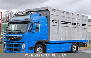 gyvulių pervežimo sunkvežimis Volvo FM 360 Stehmann 2 Stock Hohe Gitter