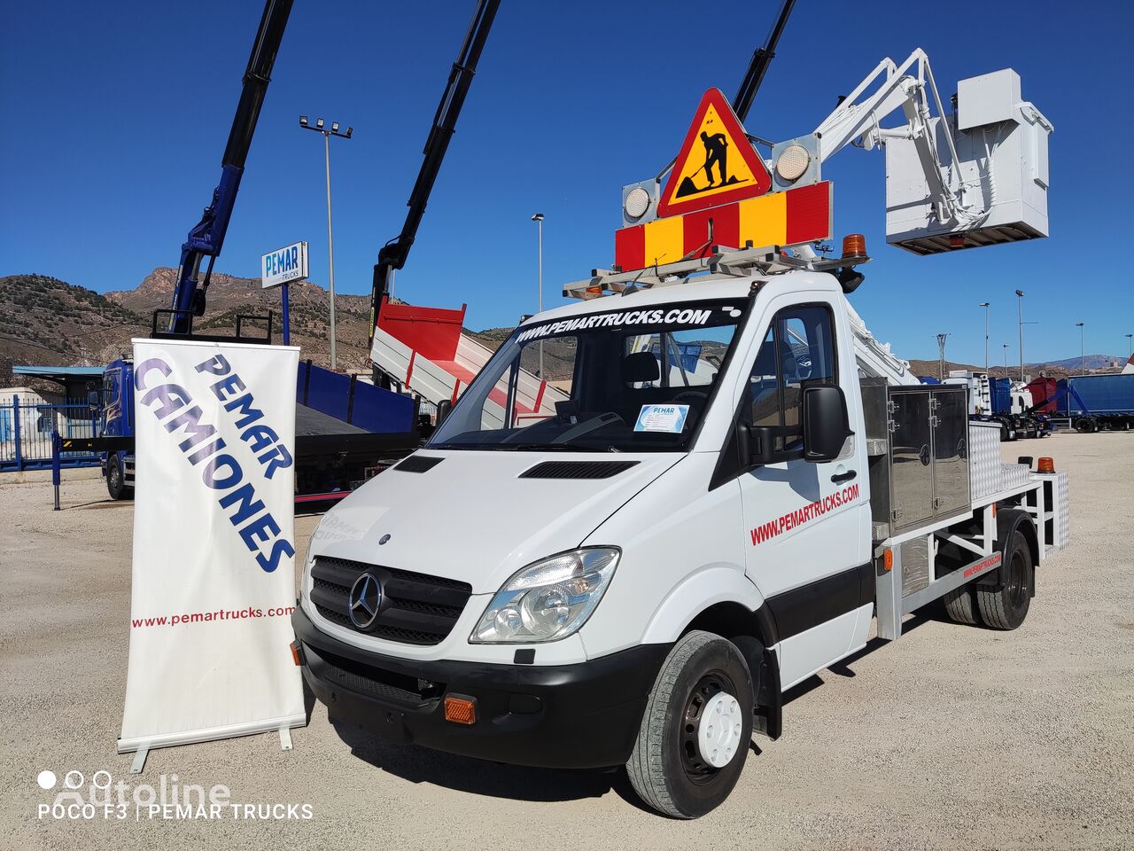 mikroautobusas furgonas Mercedes-Benz 516 CDI CESTA ELEVADORA EURO 5