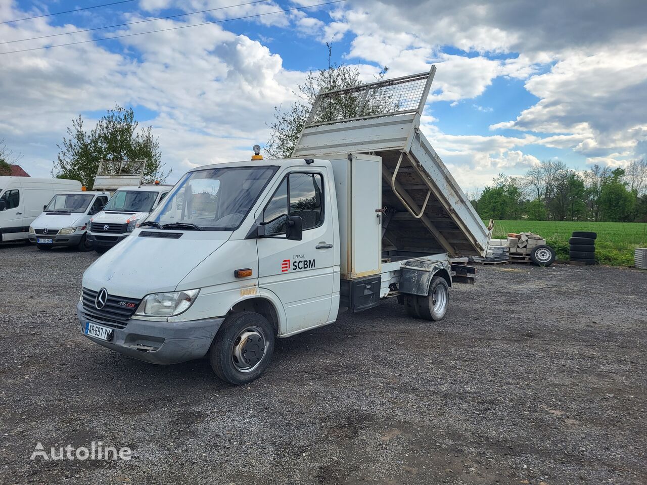 savivartis < 3.5t Mercedes-Benz SPRINTER 416 cdi dmc 3500 kg bliźniak wywrotka z Francji