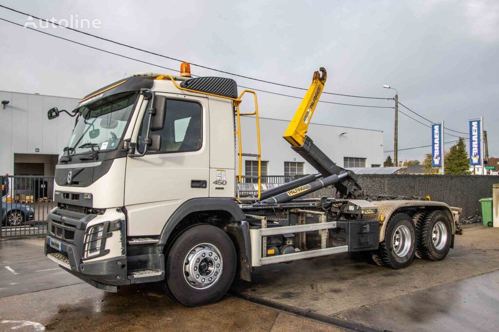 konteinervežis sunkvežimis Volvo FMX 450+E6+PALFGINER20T