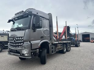 miškovežis sunkvežimis Mercedes-Benz AROCS 2651 + miškovežio priekaba