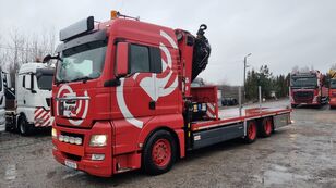 platforma sunkvežimis MAN TGX 26.400 + HMF 6020, Euro 5