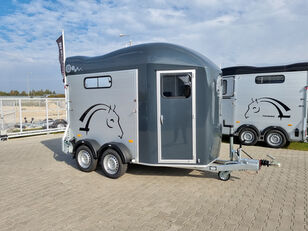 nauja priekaba zirgams vezti Cheval Liberté Gold 3 for two horses with tack room 2000 kg GVW trailer