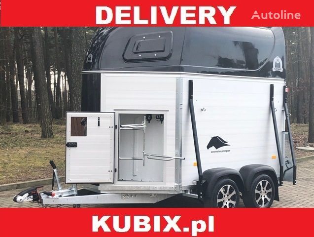 nauja priekaba zirgams vezti Niewiadów Mustang-Strong K2022HTC – aluminium horse trailer with tack room
