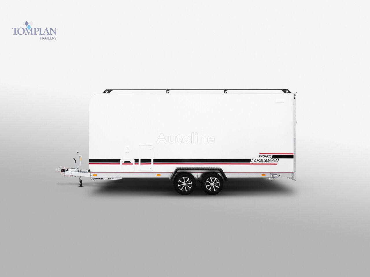 naujas prikabinamas namelis Tomplan Caravan Cargo Trailer 550x200x210