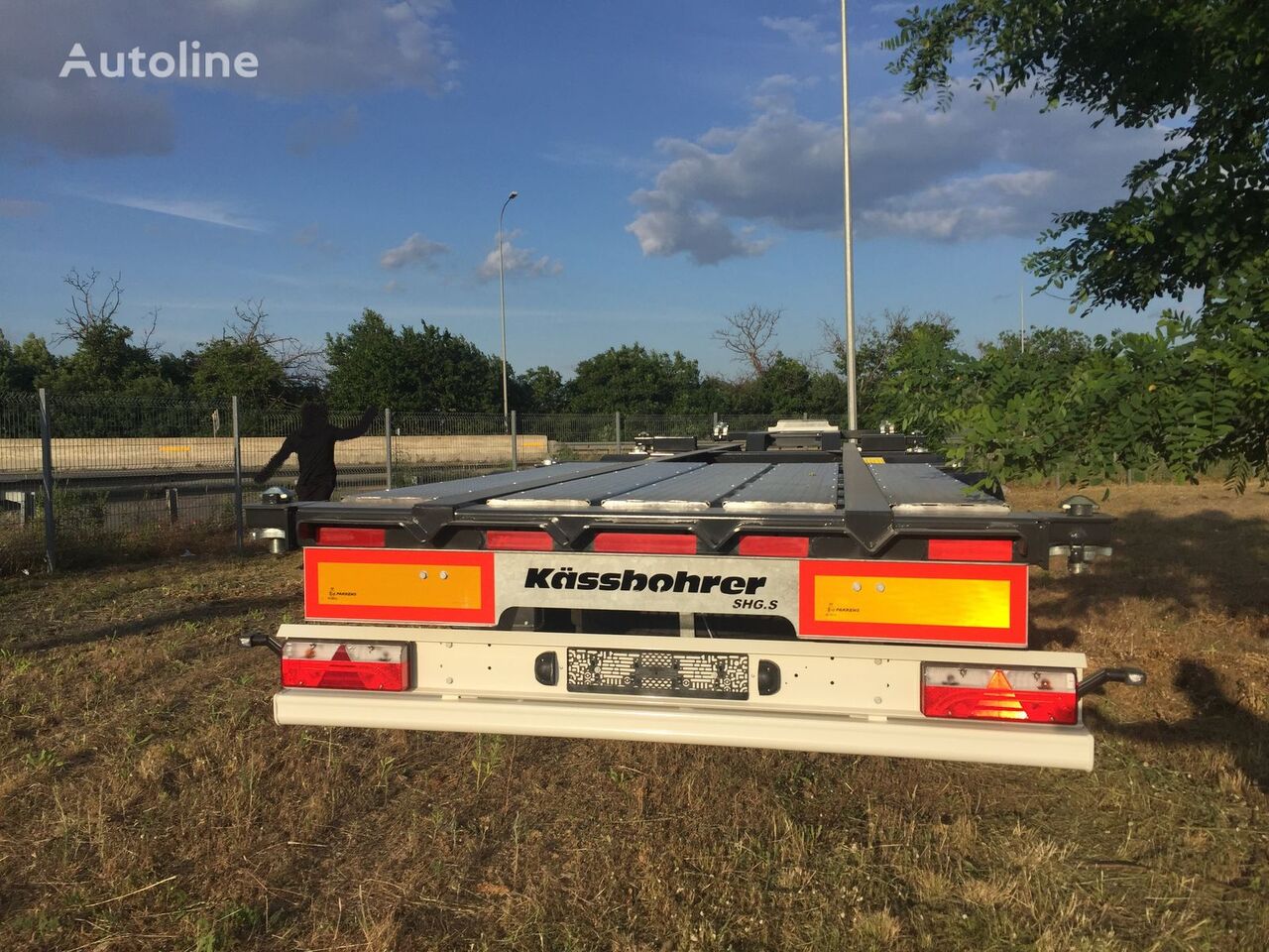 nauja konteinerių važiuoklė puspriekabė KASSBOHRER K.SHG S/40-12/27