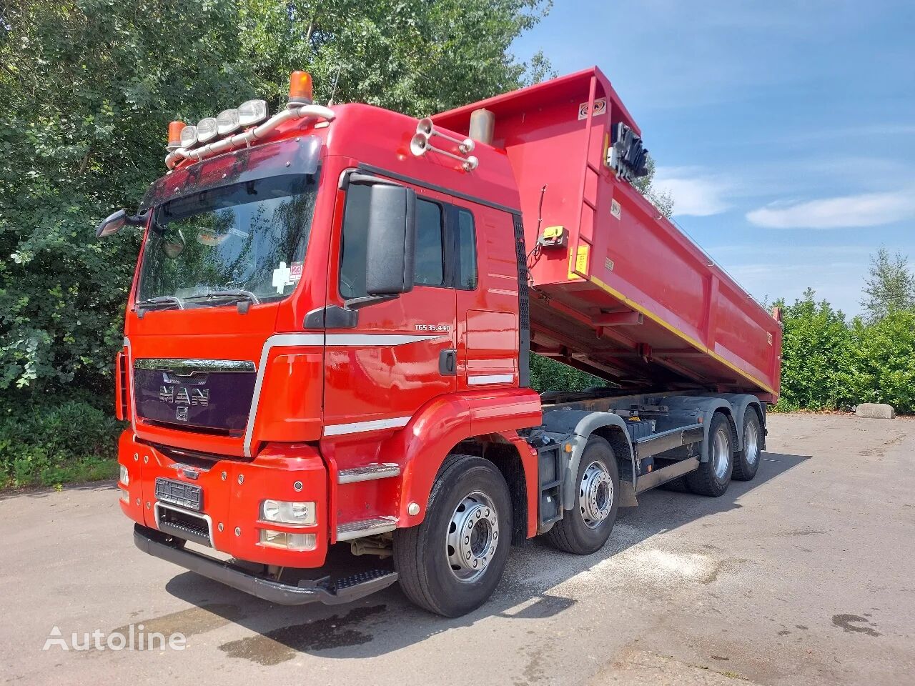 самосвал MAN TGS 35.440 8x4 AJKHardox tipper