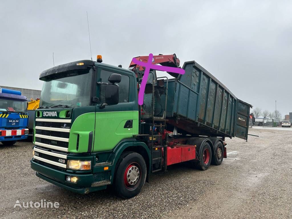 самосвал Scania G124 6x2/4 // 3 way tip