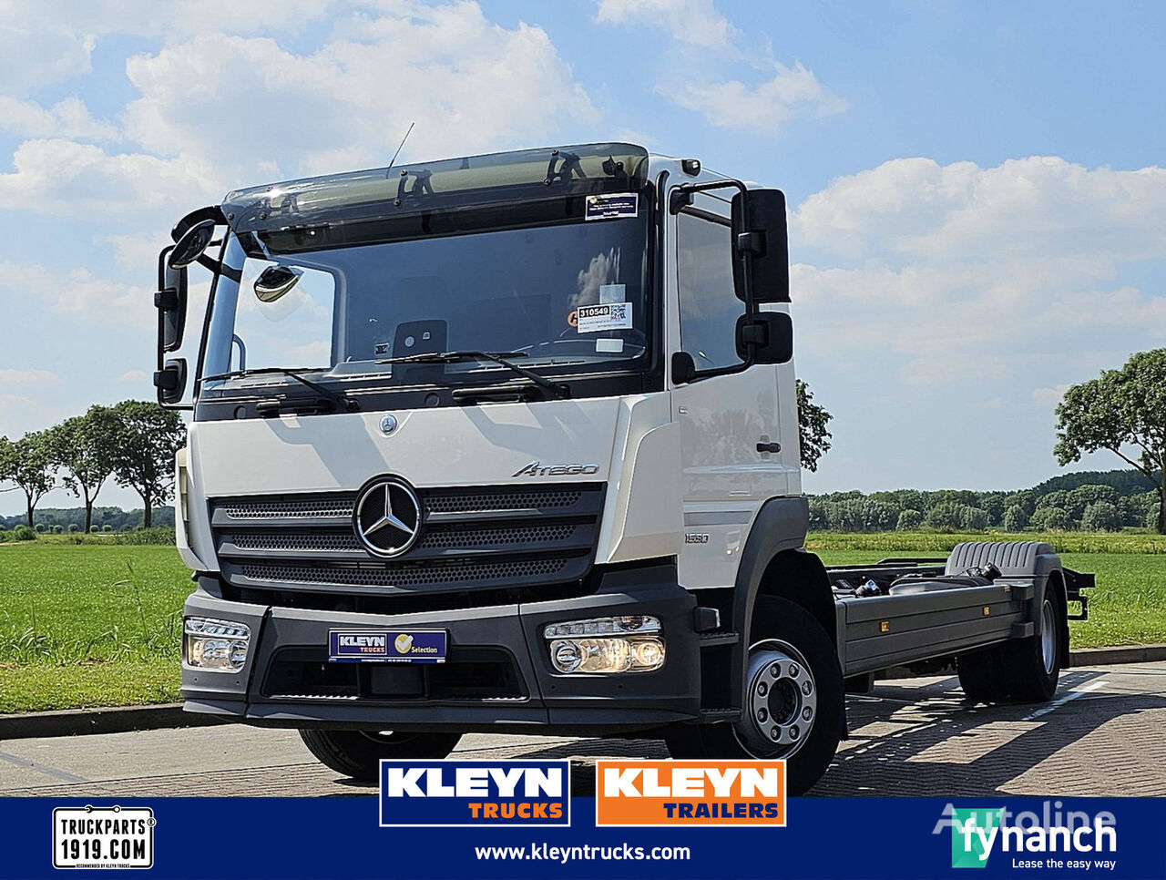 šasi sunkvežimis Mercedes-Benz ATEGO 1530 wb 5350 airco 191tkm