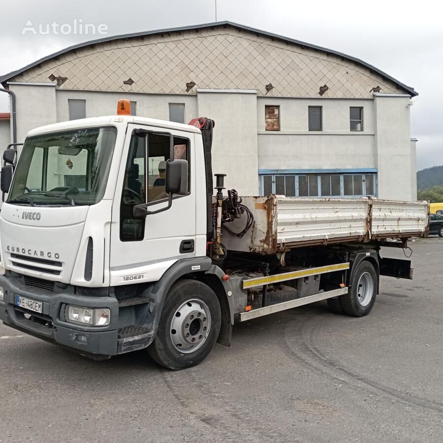 savivartis sunkvežimis IVECO 120E21 Eurocargo sklápěč+ruka