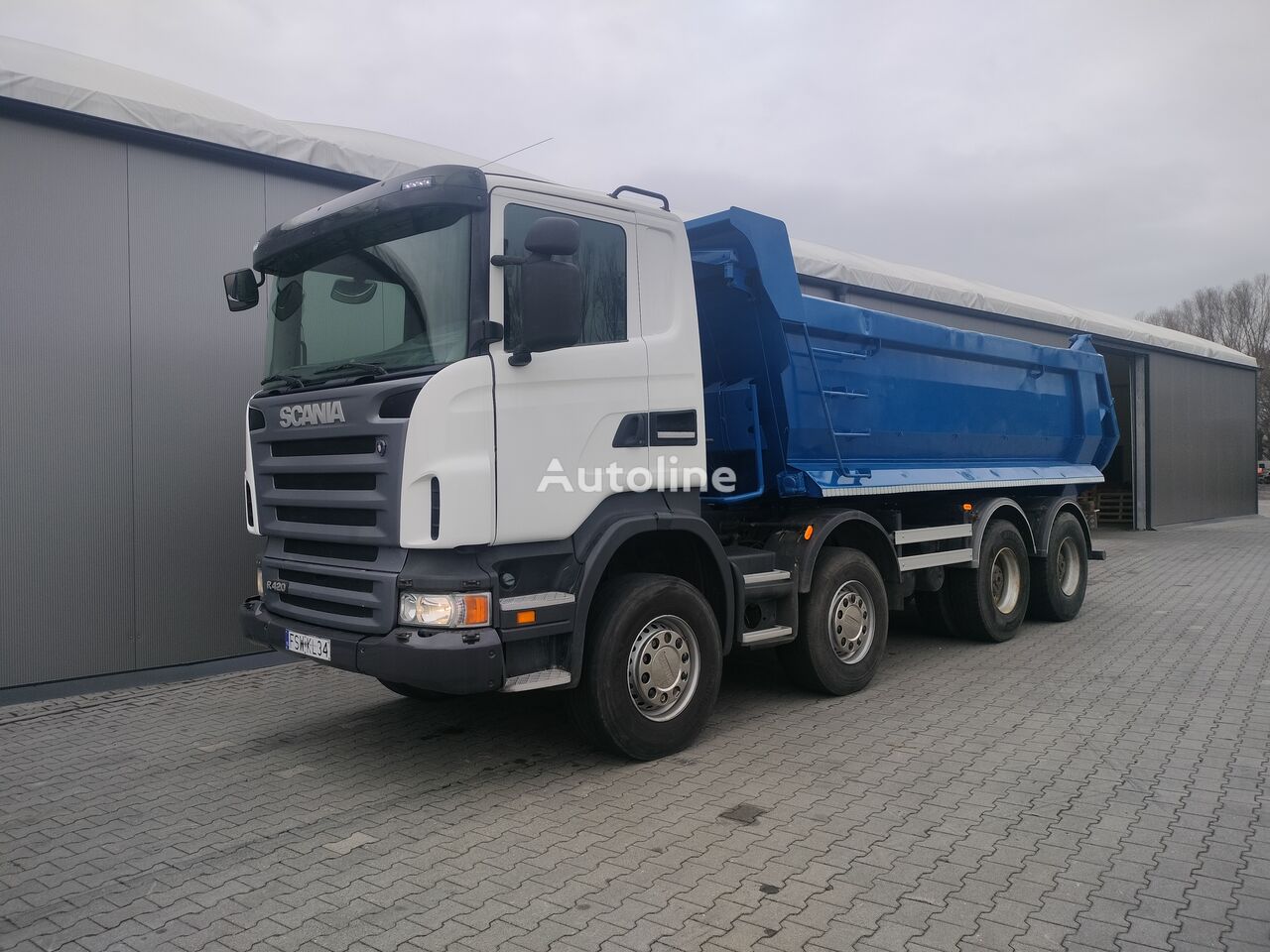 Savivartis sunkvežimio Scania 8x4 pardavimas Lenkija Świebodzin, KR39156