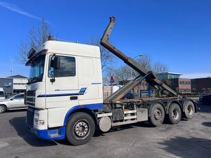 sunkvežimis su keliamuoju kabliu DAF XF 95.480 8X2 EURO 3 + VDL HOOKLIFT + MANUAL GEARBOX