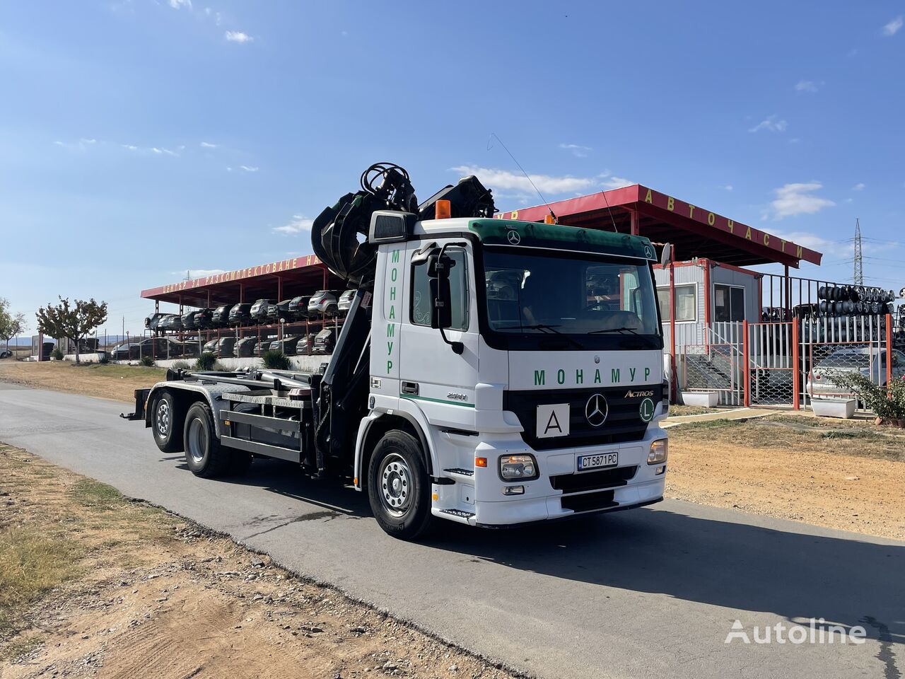 sunkvežimis su keliamuoju kabliu Mercedes-Benz Actros 2541