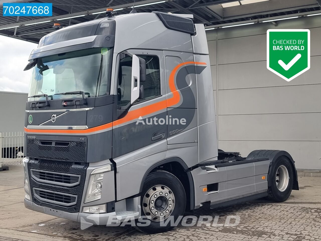 vilkikas Volvo FH 500 4X2 Globetrotter ADR VEB+ 2x Tanks Xenon